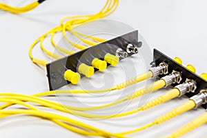 Fiber optic cable for network system