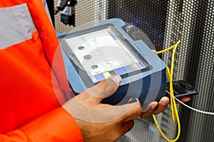 Fiber optic cable testing