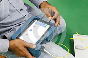 Fiber optic cable testing