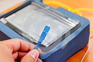 Fiber optic cable testing