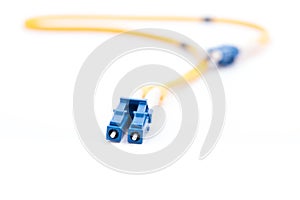 Fiber optic cables single mode LC isolated