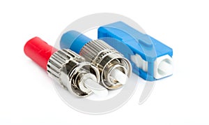 Fiber optic connectors, ST, SC and FC