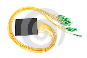 Fiber optic coupler with SC connectors