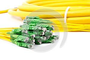 Fiber optic E2 (LSH) pigtail, patchcord