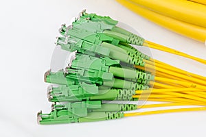 Fiber optic E2 (LSH) pigtail, patchcord
