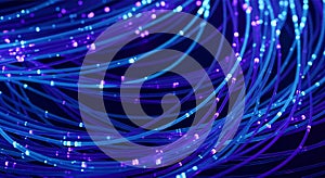 Fiber Optic Lights Background