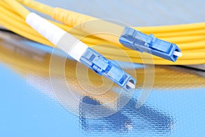 Fiber optic patch cord cable for telecommunication network