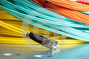 Fiber optic patch cord cable used to telecommunication networks