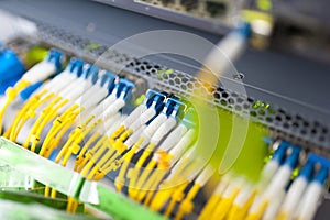 Fiber optic with servers in a technology data center