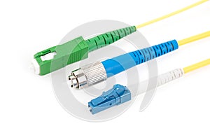 Fiber optic single mode connectors