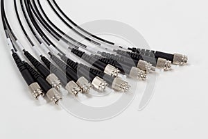 Fiber optic ST and MTP (MPO) connectors
