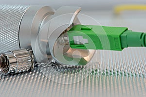 Fiber optic testing equipment