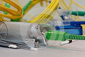 Fiber optic testing equipment