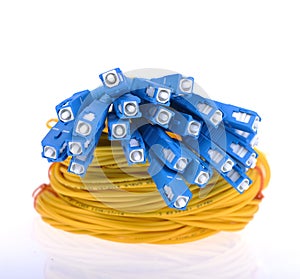 Fiber optical network cable