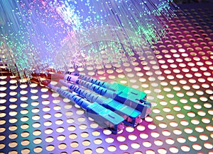 Fiber optical network cable