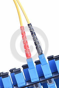 Fiber optical network cable with optical distribution frame