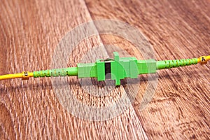 Fiber optical network connector