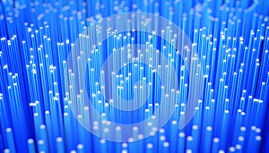 Fiber optics background