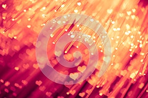 Fiber optics background