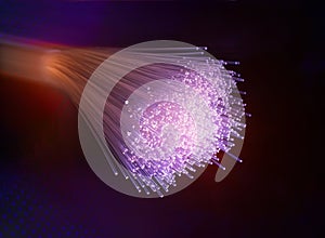 Fiber optics lights background