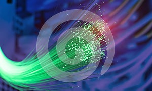 Fiber optics lights background