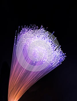 Fiber optics lights background