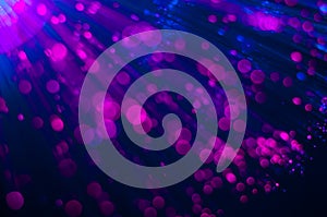 Fiber optics lights abstract background