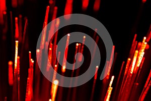 Fiber optics lights abstract background