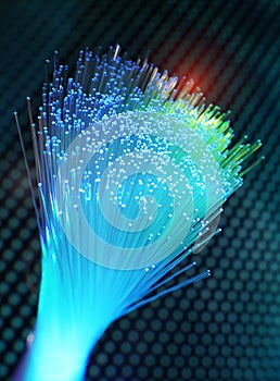Fiber optics network cable