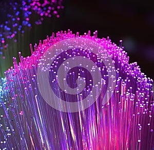 Fiber optics network cable