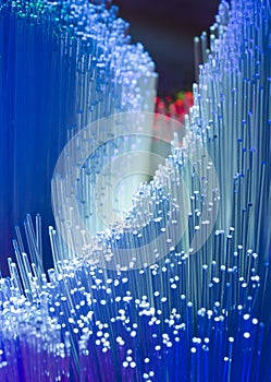 Fiber optics network cable