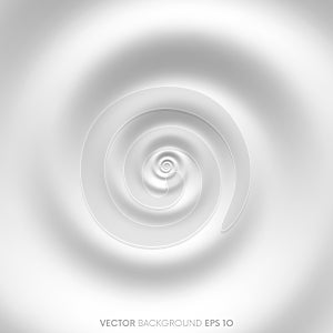 Fibonacci spiral white abstract background