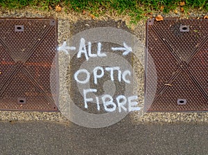 Fibre optic network construction