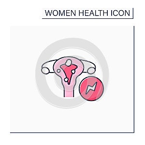 Fibroids color icon