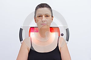 Fibromyalgia pain relief infrared heat lamp