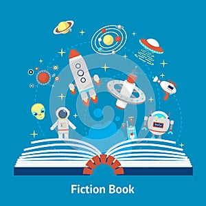 Fiction Book Illustration