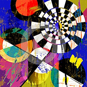 Fictional artwork modern art style