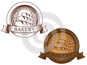 Fictional bakery logo