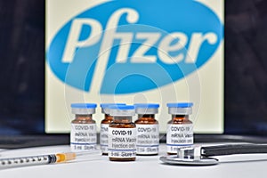 A fictional covid-19 vaccine from Pfizer pharmaceuticals