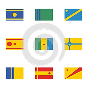 Fictional flags of countries one