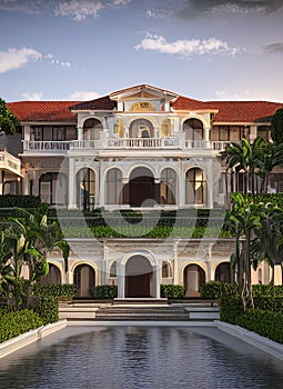 Fictional Mansion in Acarigua, Portuguesa, Venezuela. photo