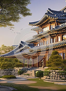 Fictional Mansion in Ansan, Gyeonggi, South Korea.