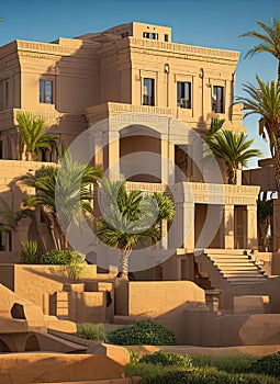 Fictional Mansion in Aswan, Asw?n, Egypt.