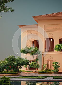 Fictional Mansion in Bamako, Bamako, Mali.