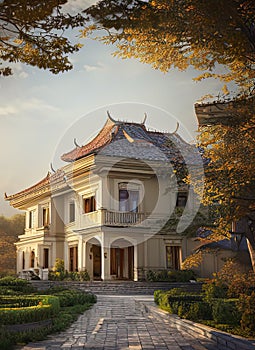 Fictional Mansion in Bazhou, Hebei, China.