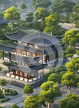 Fictional Mansion in Cheongju, Chungbuk, South Korea.