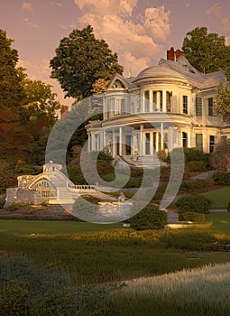 Fictional Mansion in Clarksville, Tennessee, United States.