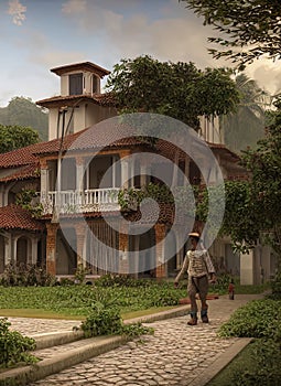Fictional Mansion in Cumana, Sucre, Venezuela.