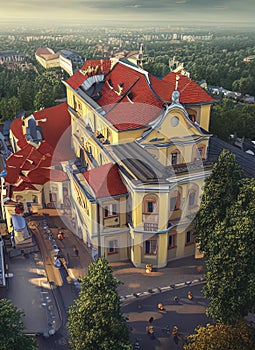 Fictional Mansion in Czestochowa, ?l?skie, Poland.