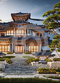 Fictional Mansion in Daejeon, Daejeon, South Korea.